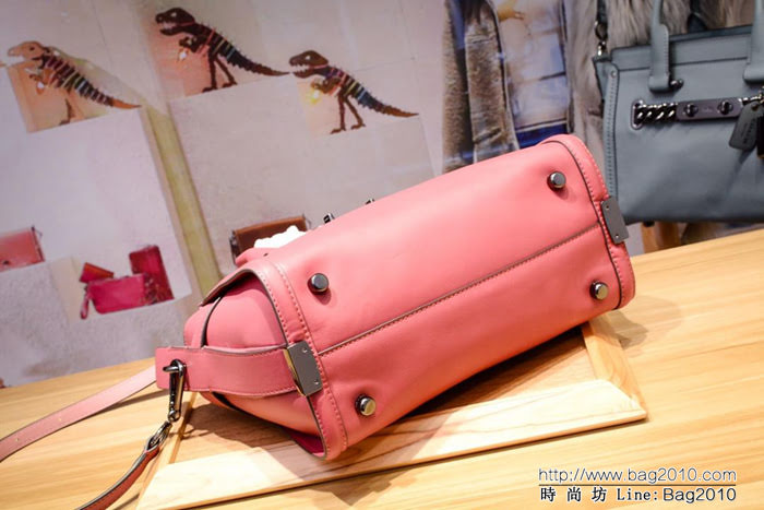 COACH蔻馳 代購正品 Coach新款 swagger27 專櫃新款 光面牛皮 手提斜挎包 F12111  Chz1343